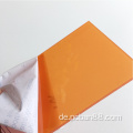 Feststoff -Polycarbonatblech orange 4 mm PC -Blatt
